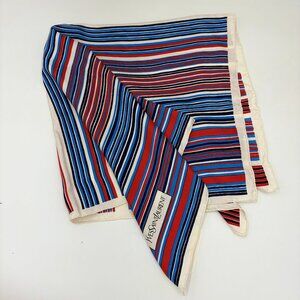 80's YSL Silk Scarf VTG